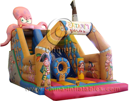 Commercial inflatable octopus combos Factory